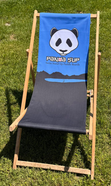PandaSup Panda SUP Liegestuhl, Schwarz/Blau