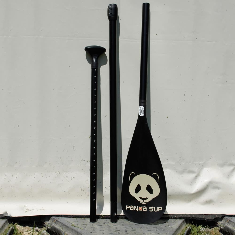 PandaSup iPanda SUP 12'6" DC, Natural Black, 12.6"x30"x6'' DC